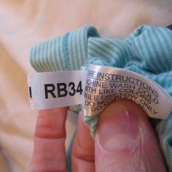 Cuffy's of Cape Cod Green/Whte Stripe Polo Sz XXL Cotton/Poly/Elastane Blend EUC - Picture 11 of 11